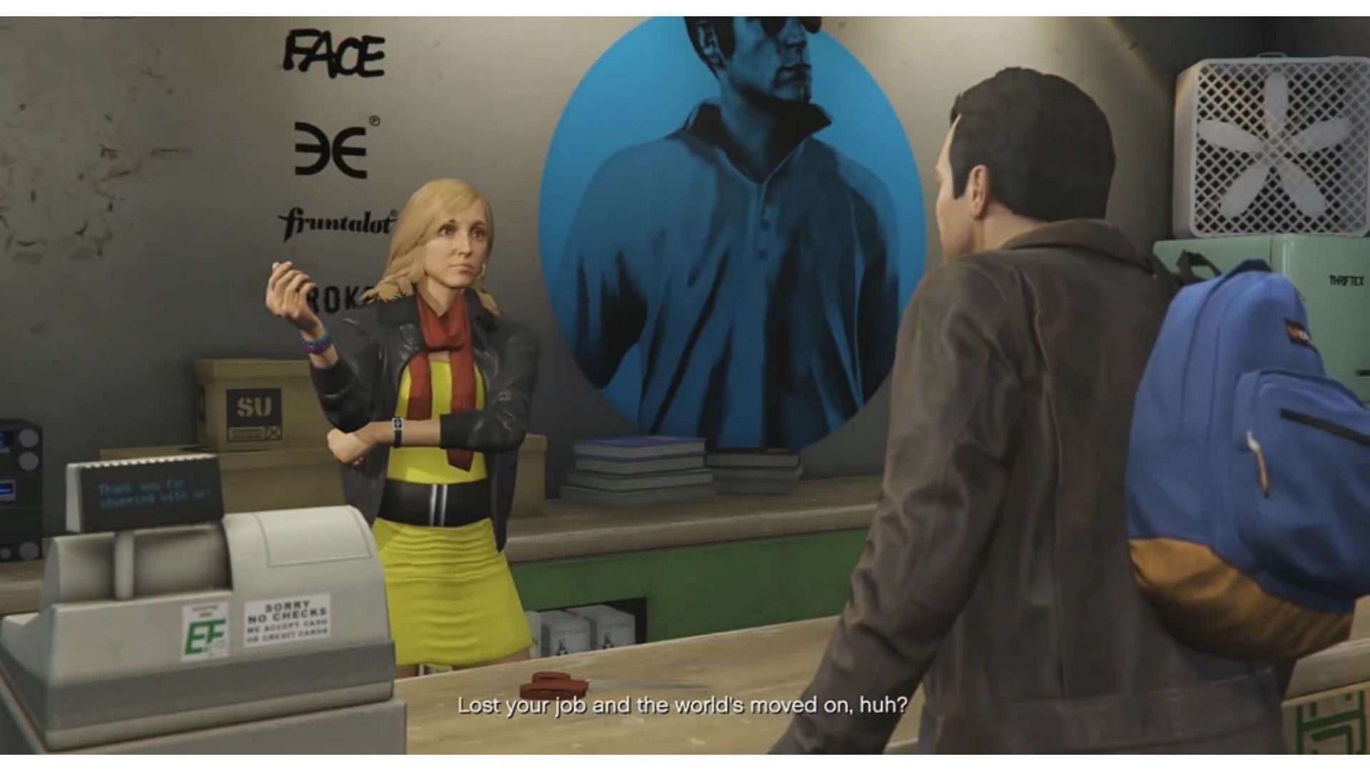 A screenshot from the Friend Request mission (Image via GTA Wiki)