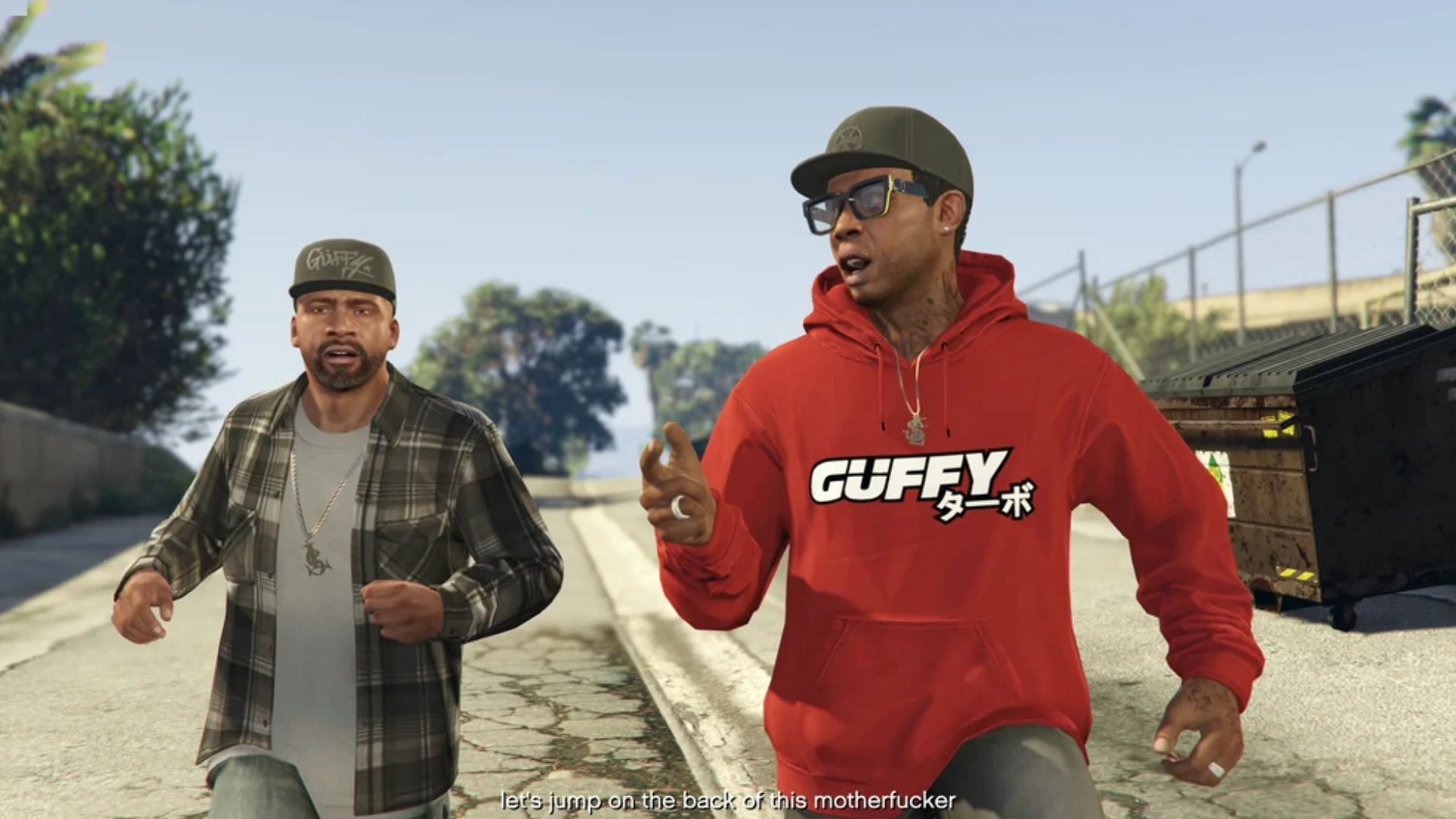 Franklin Clinton and Lamar Davis in Grand Theft Auto Online (Image via Rockstar Games || GTA Wiki)