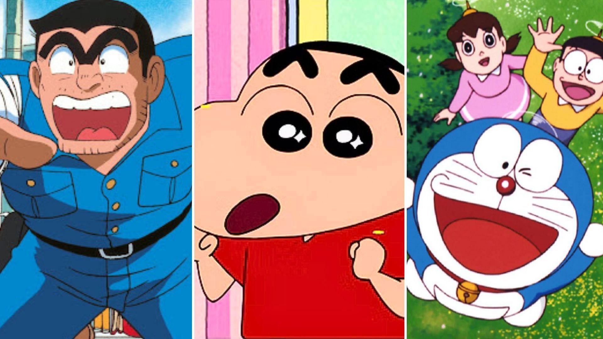 Kochikame, Crayon Shin-chan, Doraemon 