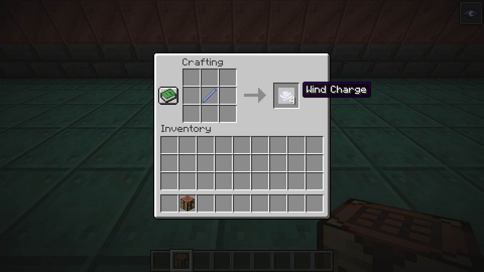 Wind charge can be obtained from breeze rods (Image via Mojang Studios)