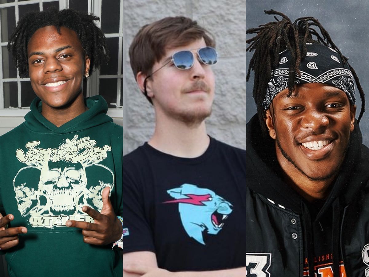 MrBeast set to collaborate with IShowSpeed and KSI (Image via Getty Images, X/MrBeast and Sidemen Fandom/KSI)