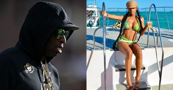 “My belly kept bumping her boobs”: Deion Sanders’ daughter Deiondra Sanders shares fun-filled video in pool with her friend