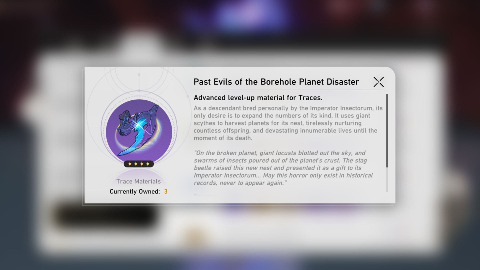 Past Evils of the Borehole Planet Disaster (Image via HoYoverse)