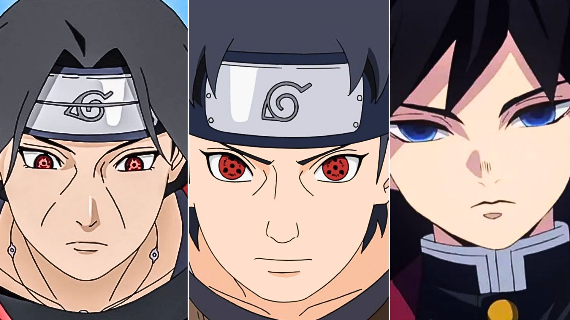 Itachi Uchiha, Shisui Uchiha, Giyu Tomioka 