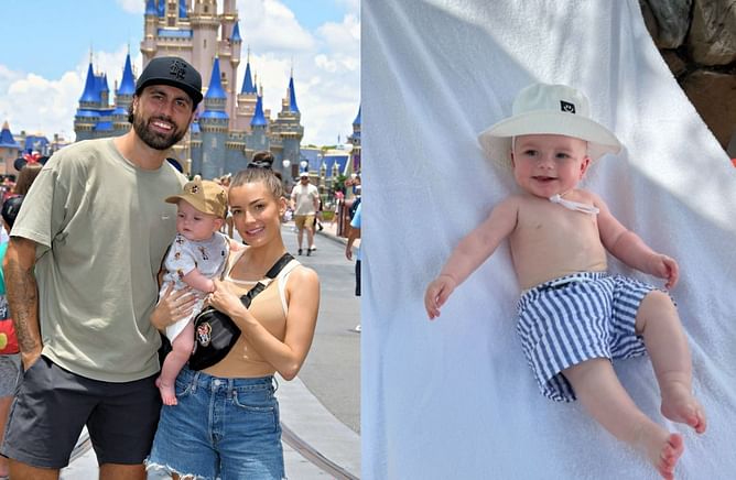 In Photos: Sabres star Alex Tuch's wife Kylie shares adorable pics with their one-year-old son from trip to Disney World