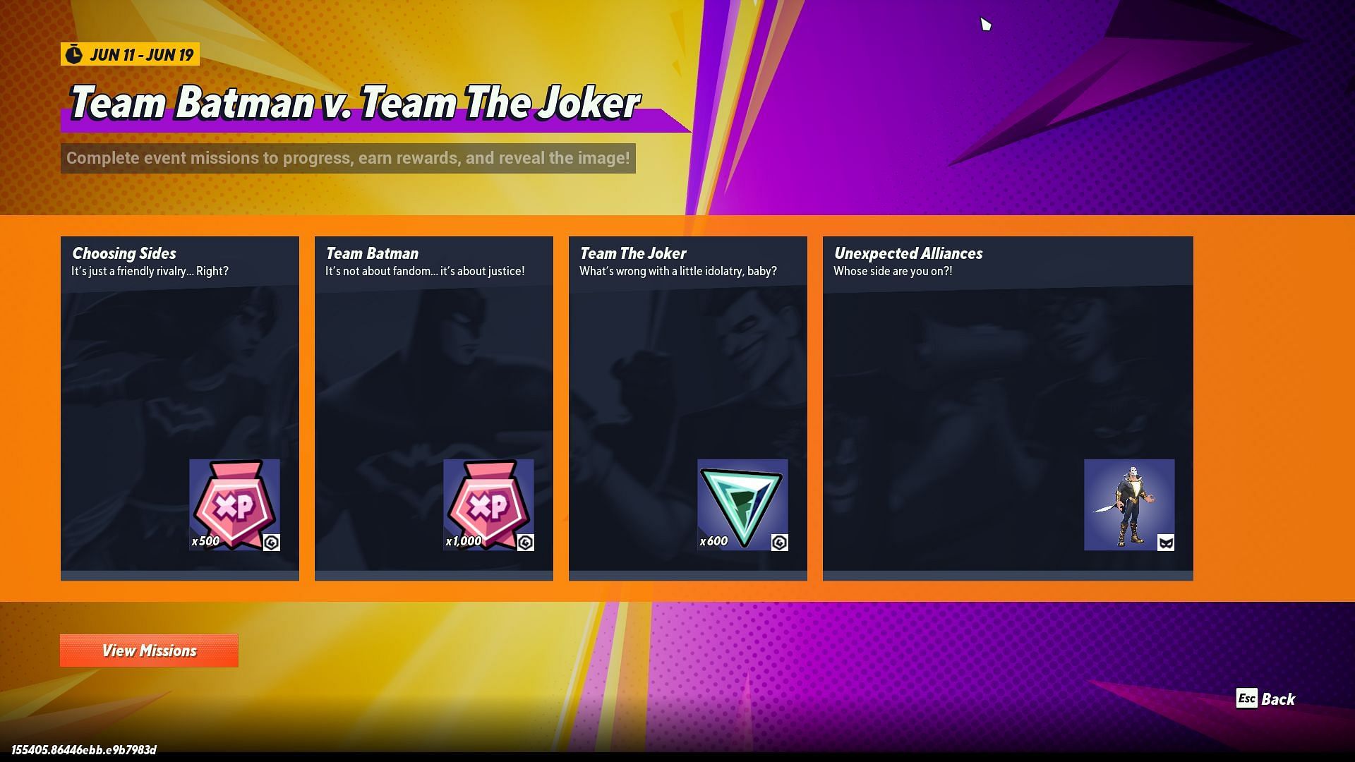 Earn rewards from the MultiVersus Team Batman V Team Joker guide. (Image via Player First Games)