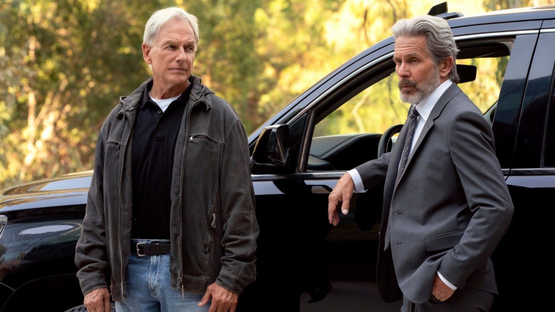 A picture of the Special Agents Gibbs and Parker (Image via Facebook/@The NCISverse)