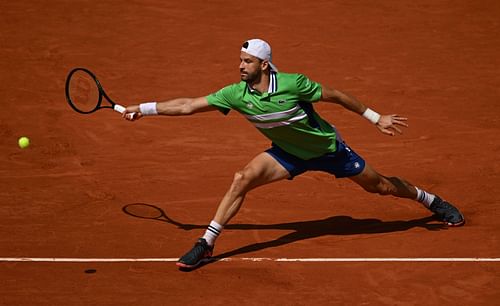 Dimitrov at the 2024 French Open - Day 10