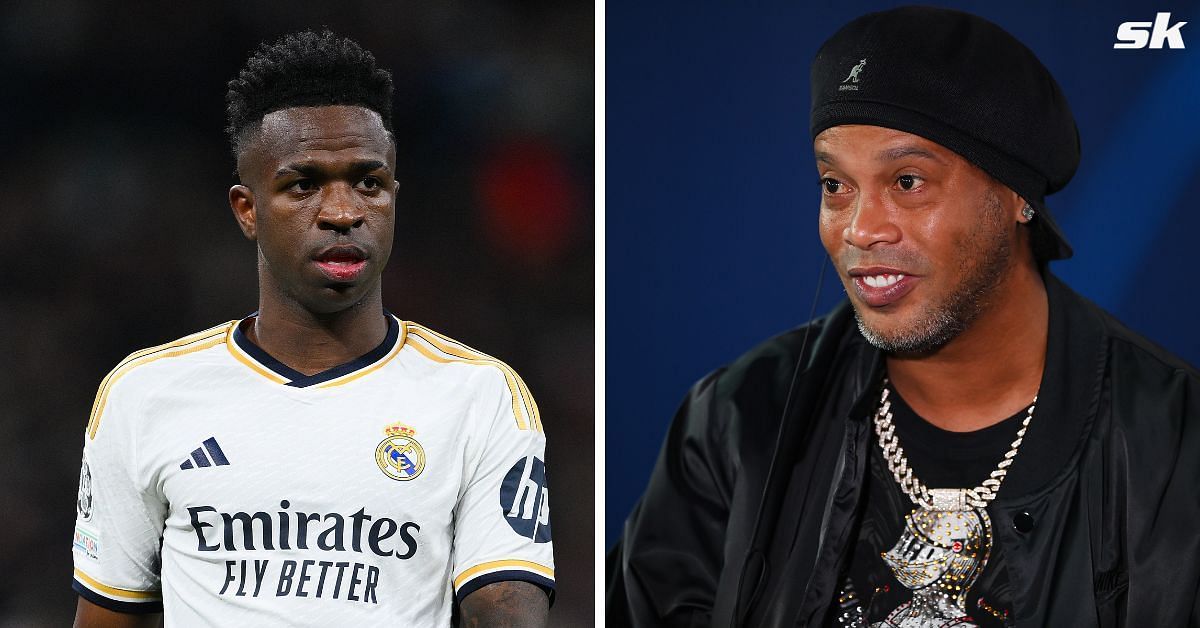 Vinicius Junior (left) and Ronaldinho (right)