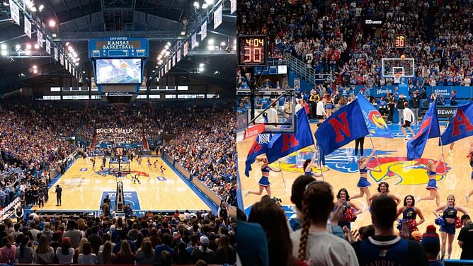 Top 10 best arenas in college basketball ahead of 2024-25 season ft. Allen Fieldhouse