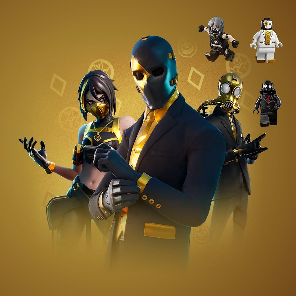 Strike fear in opponents with the menacing Double Agent Hush (Image via Epic Games)