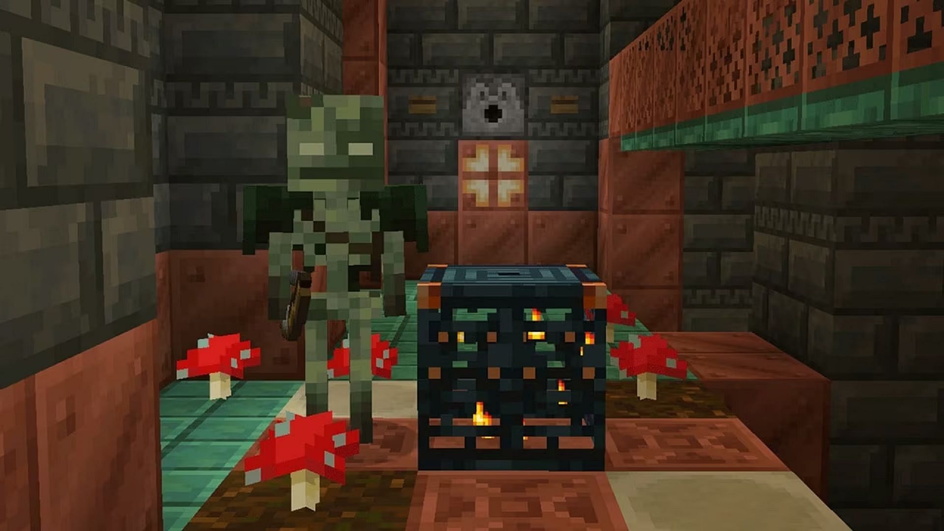 The 1.21 update&#039;s new additions like trial chambers won&#039;t generate in existing world chunks. (Image via Mojang)