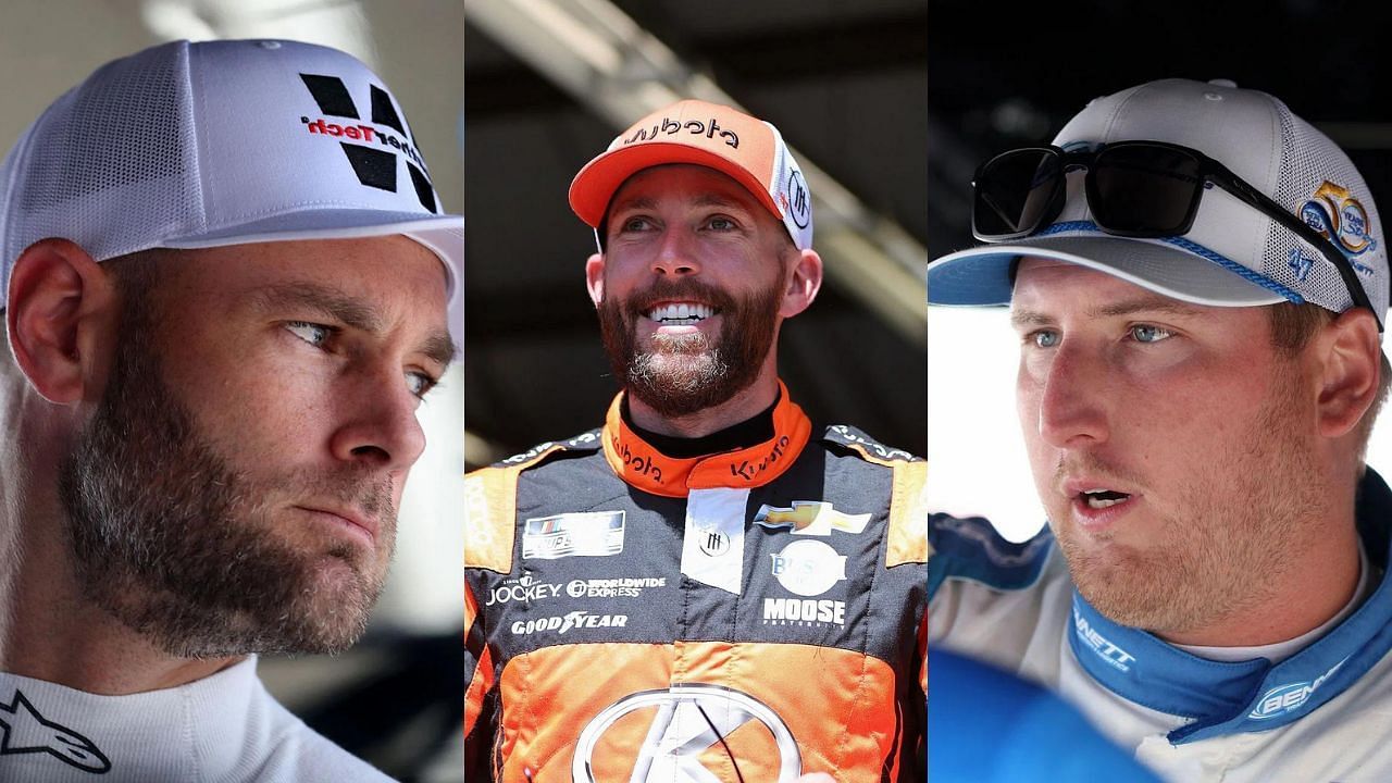 Shane Van Gisbergen, Ross Chastain and Austin Hill