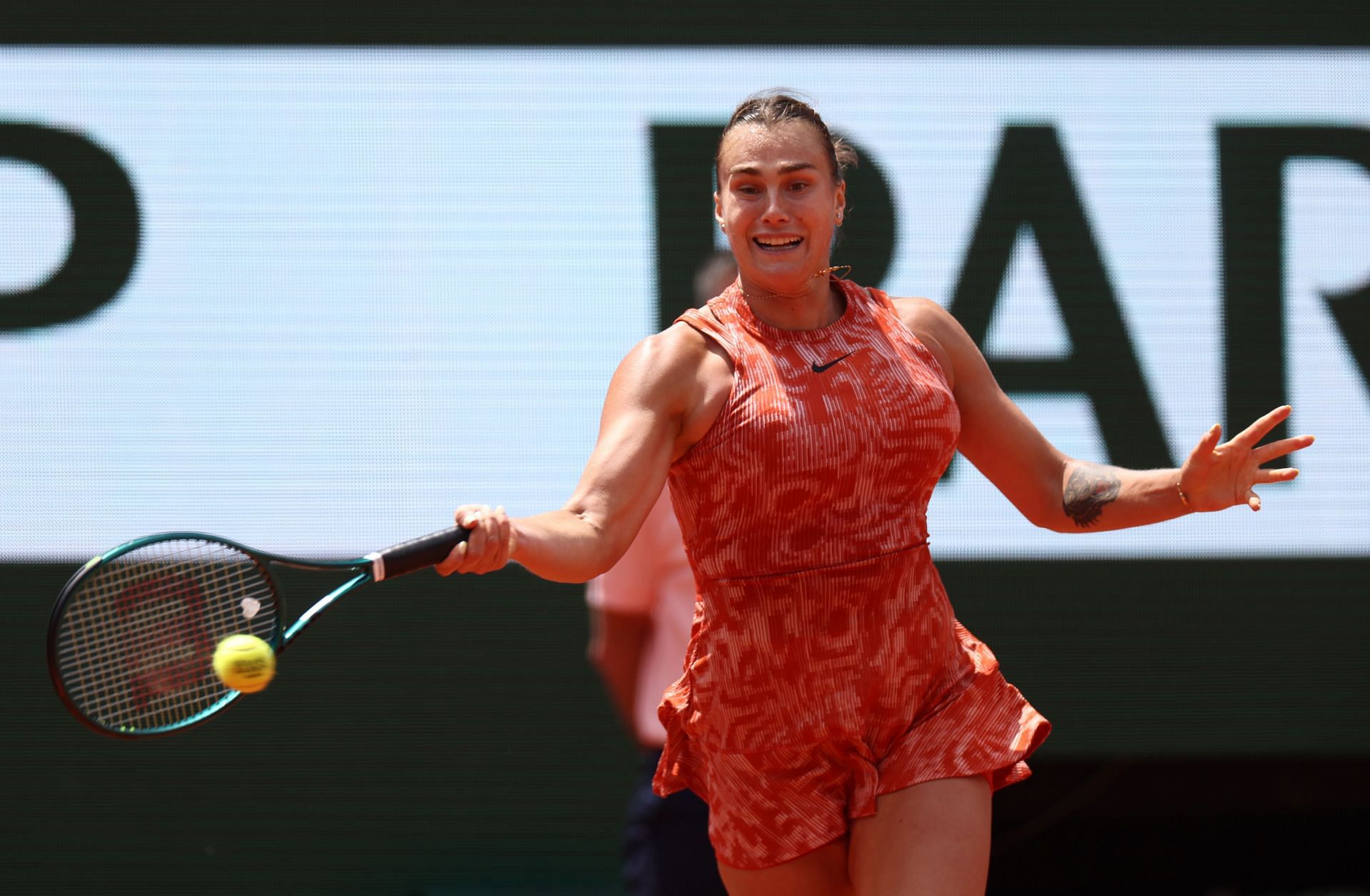 Aryna Sabalenka at the 2024 French Open