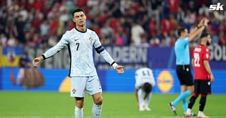 WATCH: Cristiano Ronaldo's frustrated reaction after early substitution in Euro 2024 loss to Georgia goes viral