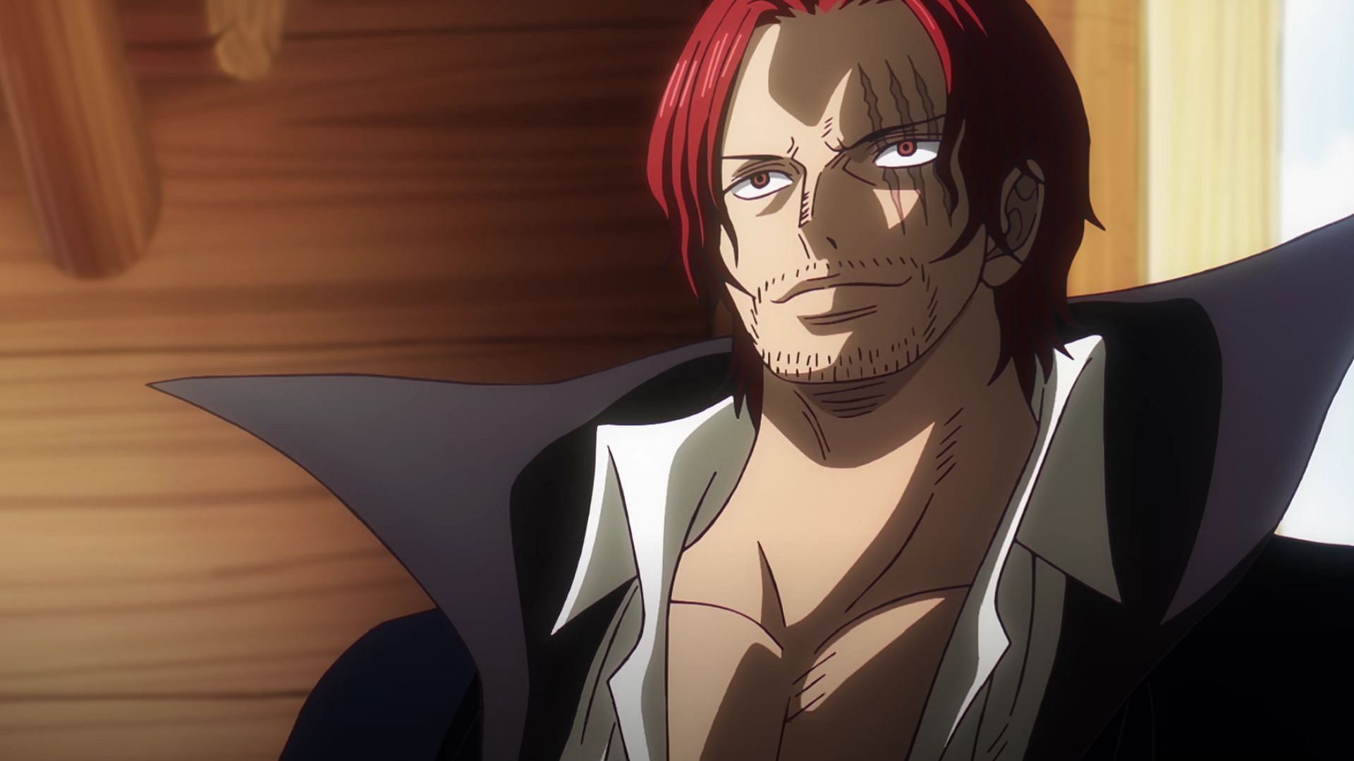 Shanks as seen in the One Piece anime (Image via Toei)