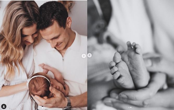 In Photos: Senators forward Dominik Kubalik and his wife, Klara, share heartwarming pictures of their newborn daughter, Mia