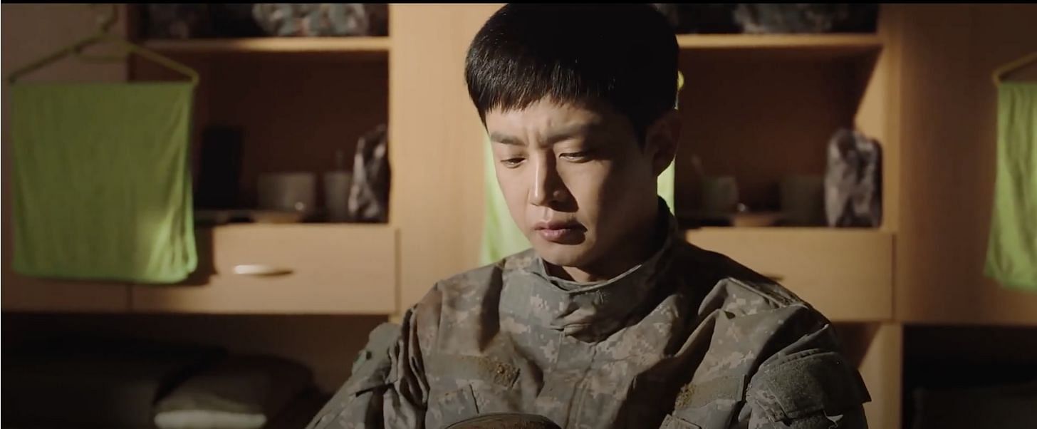 Still from My Military Valentine (Image via Viki)