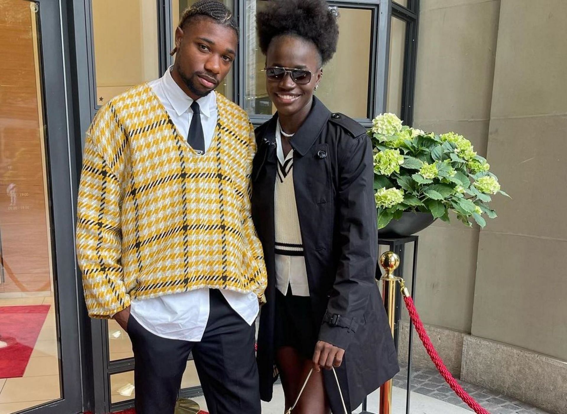 Noah Lyles and Junelle Bromfield