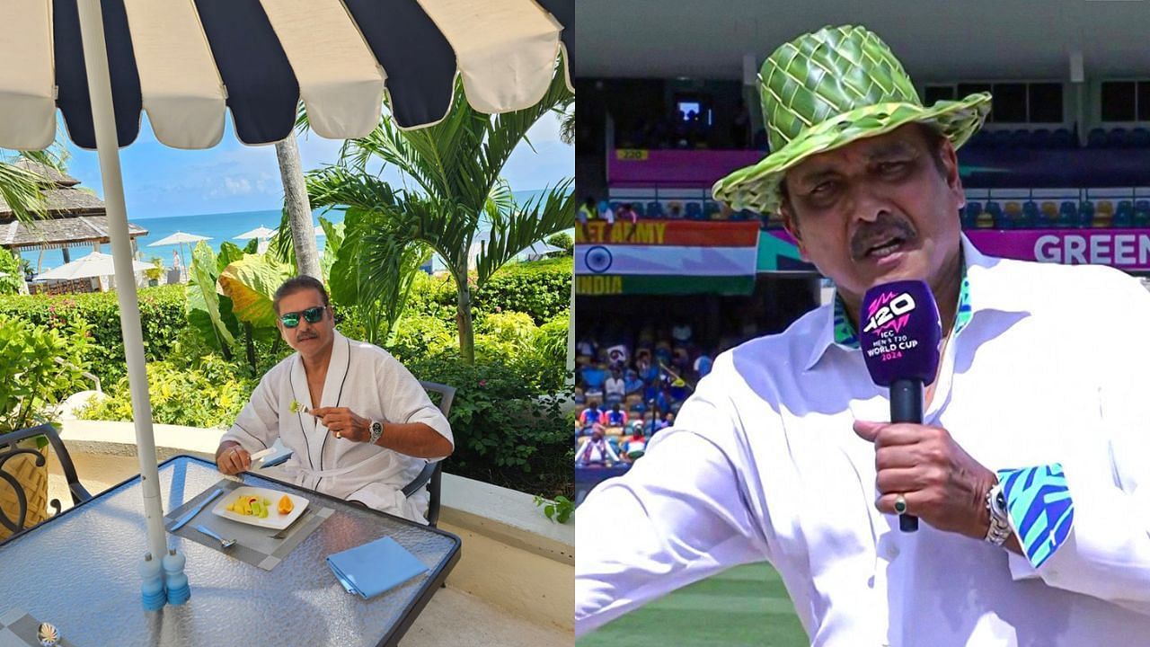 रवि शास्त्री (Photos: X and Sky Sports Cricket)