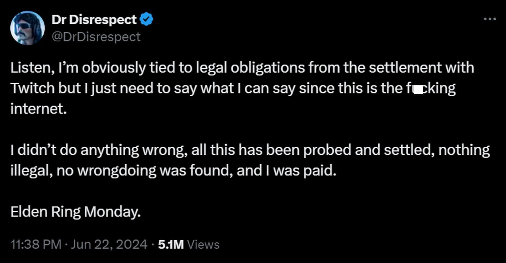Guy makes a second statement following the allegations (Image via X)