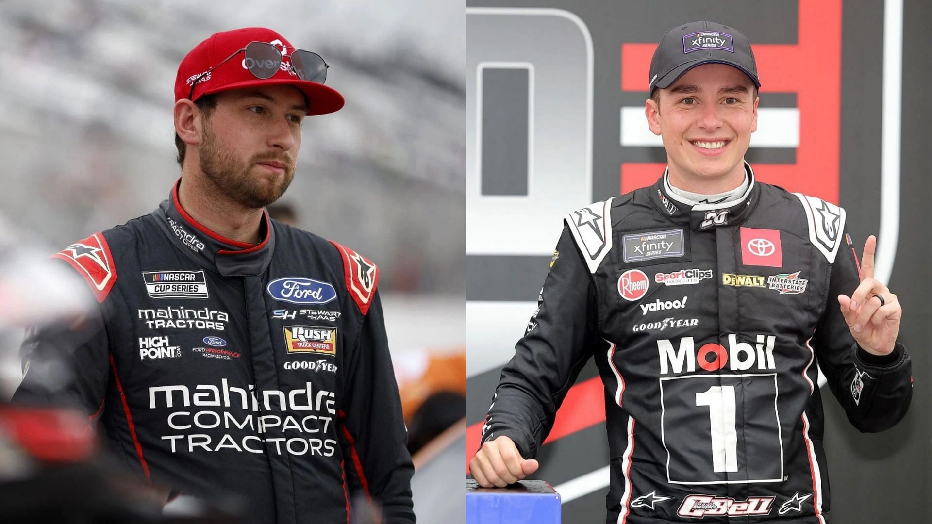 Chase Briscoe [Stewart-Haas Racing driver], Christopher Bell [Joe Gibbs Racing driver]