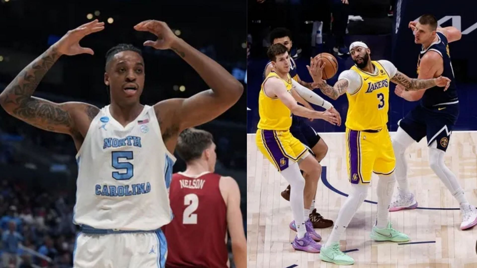 North Carolina big man Armando Bacot had a training session with the Los Angeles Lakers this month (Image Source: IMAGN).