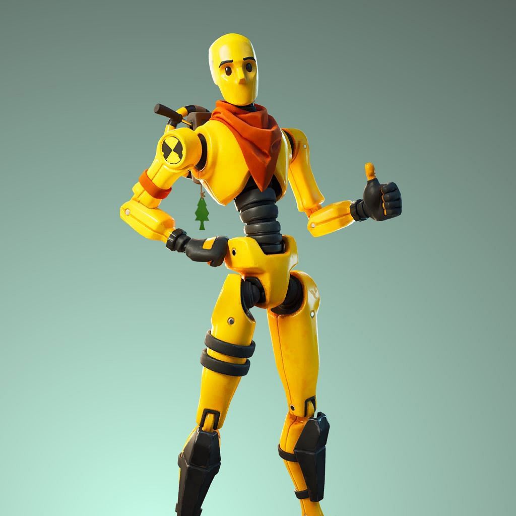 The simplicity of Dummy makes it one of the best try-hard Fortnite skins (Image via Epic Games)