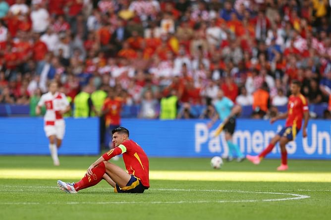"The best thing was to leave” - Spain captain Alvaro Morata provides update on injury after being taken off in 3-0 win over Croatia