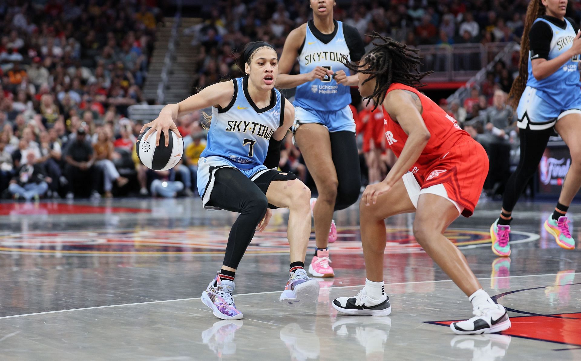 Chennedy Carter during a game against Indiana Fever