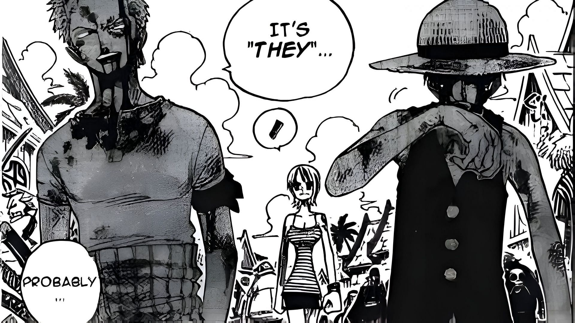 The Straw Hat Pirates after meeting Blackbeard (Image via Shueisha)