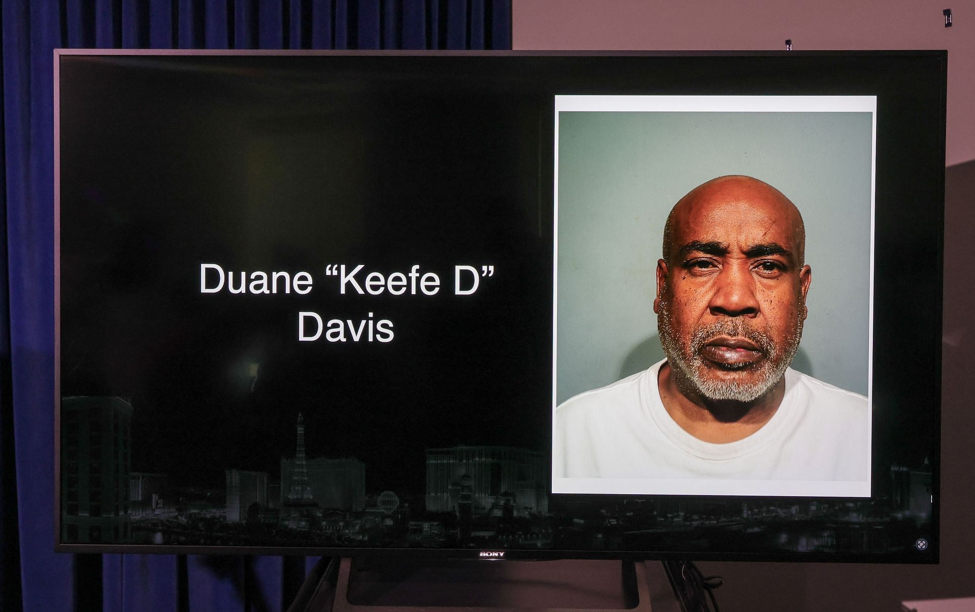 Keefe D on news conference on arrest in 1996 murder of Tupac Shakur (Image via Getty)