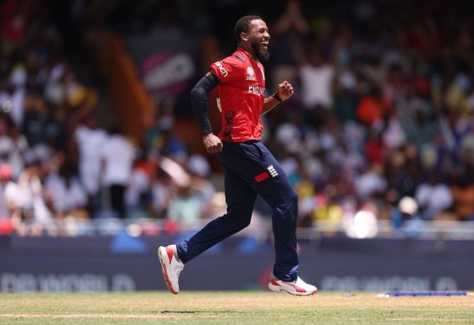 [Watch] Chris Jordan claims hat-trick in USA vs ENG T20 World Cup 2024 Super 8 match