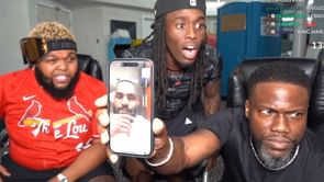 Kevin Hart FaceTimes LeBron James during Kai Cenat's Twitch stream