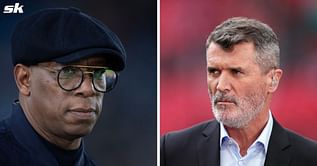 "It suits you" - Ian Wright makes claim as Manchester United legend Roy Keane reps retro Arsenal kit