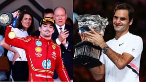 “I thought he could be the Roger Federer of F1”: Former world champion compares Ferrari star Charles Leclerc’s ‘style and talent’ to tennis icon