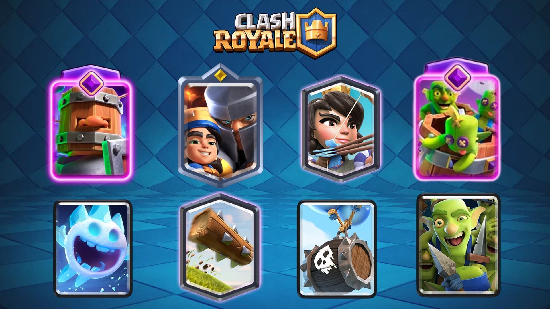 Royal Recruits Evolution with Little Prince and Goblin Barrel Evolution (Image via Supercell)