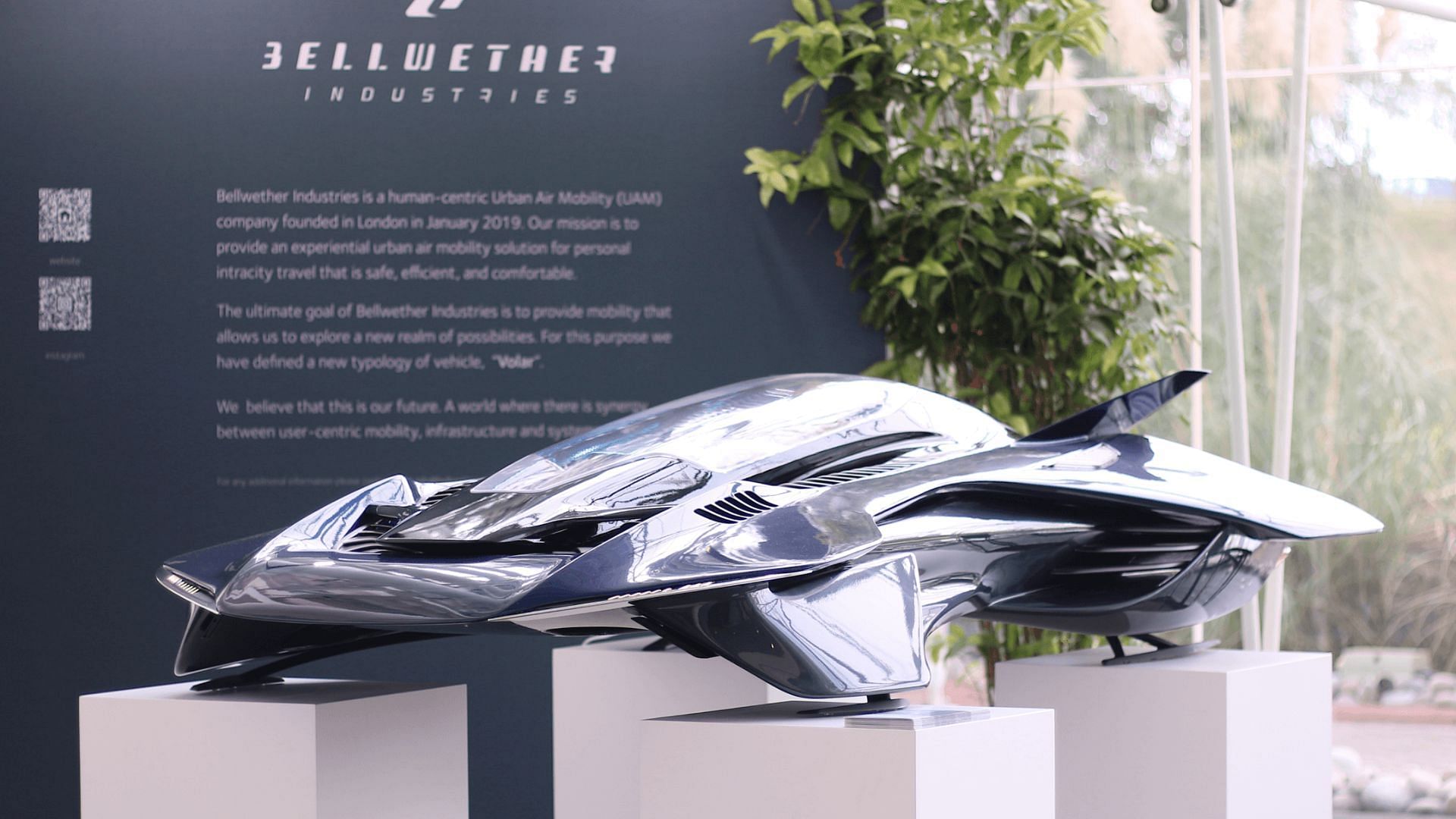 Here&#039;s a model of the Bellwether eVTOL (Image via bellwether-industries.com)