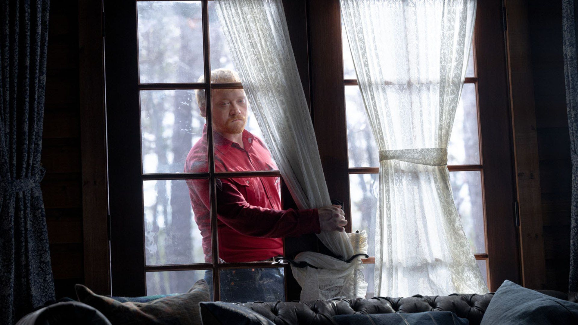 Rupert Grint plays Redmond in Knock at the Cabin (Image via IMDb)