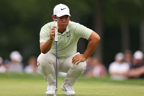 Tom Kim was runner-up at the Travelers Championship