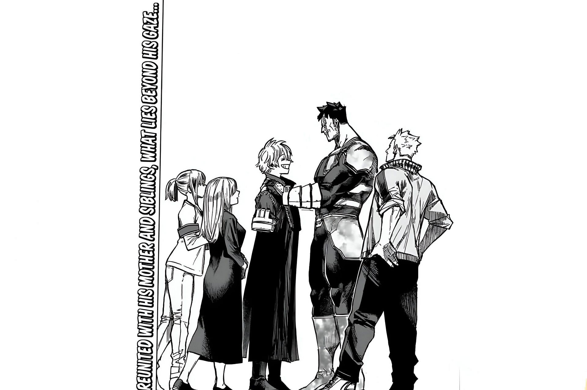 The Todoroki family (Image via Shueisha)