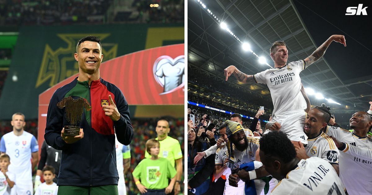 Cristiano Ronaldo and Toni Kroos