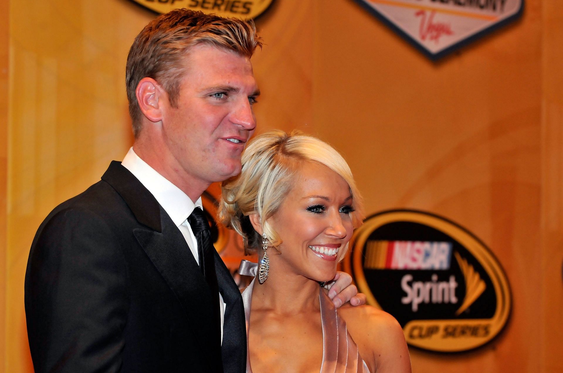 Clint Bowyer with Lorra Bowyer at the NASCAR Sprint Cup Series Banquet