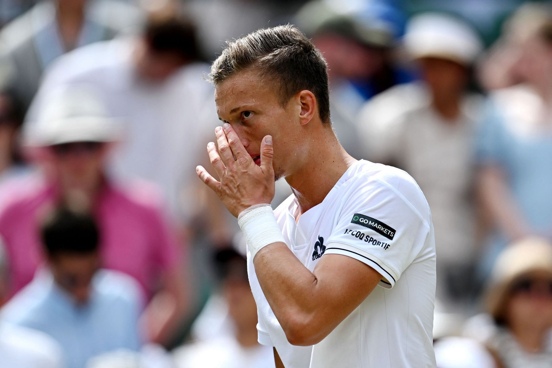 Jiri Lehecka at the 2023 Wimbledon Championships