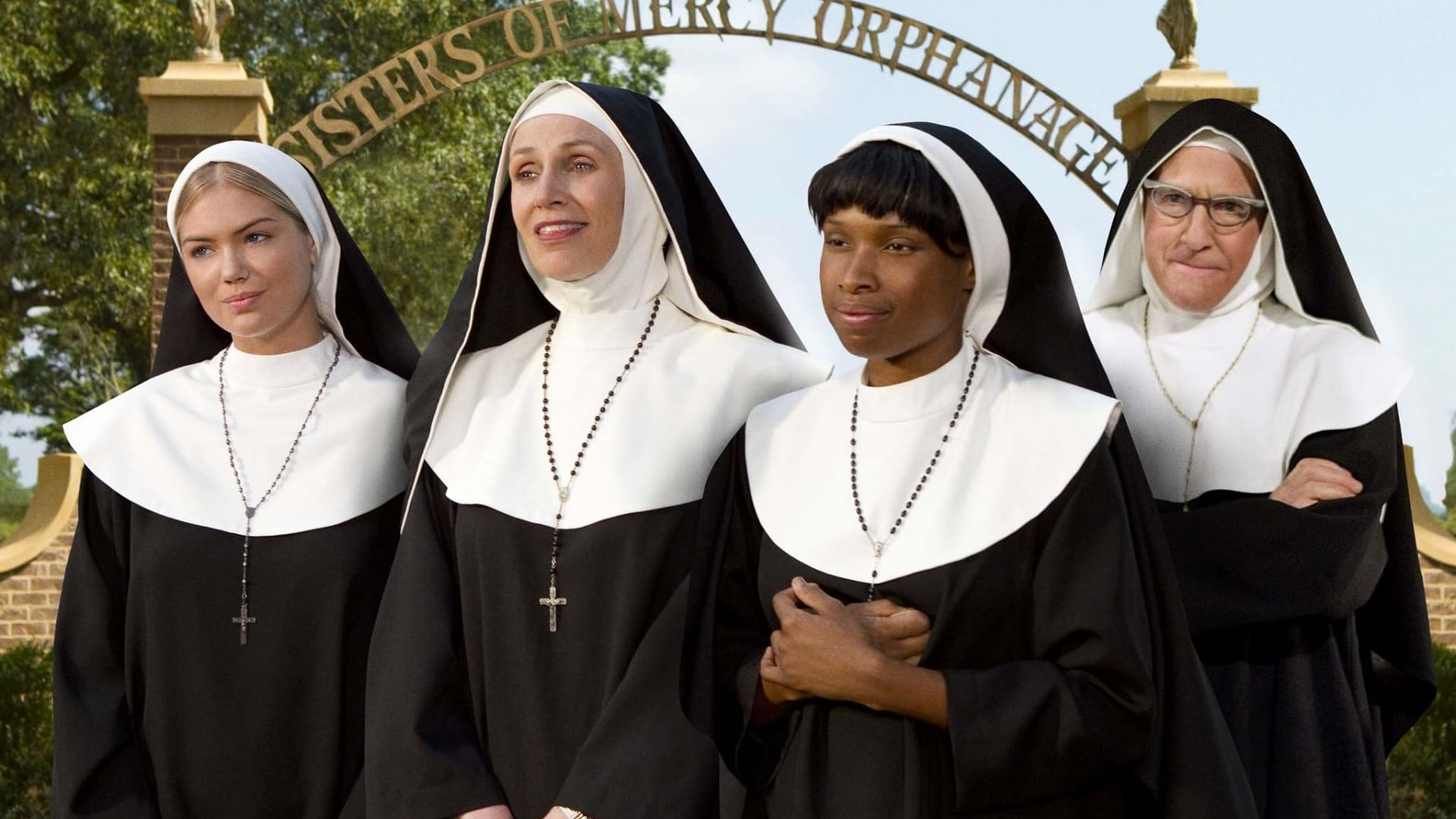 Kate Upton plays a nun in this funny movie (Image via Twentieth Century Fox)