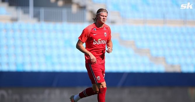 "Turning up in irrelevant matches as always" - Fans react as Erling Haaland nets hat-trick for Norway in international friendly