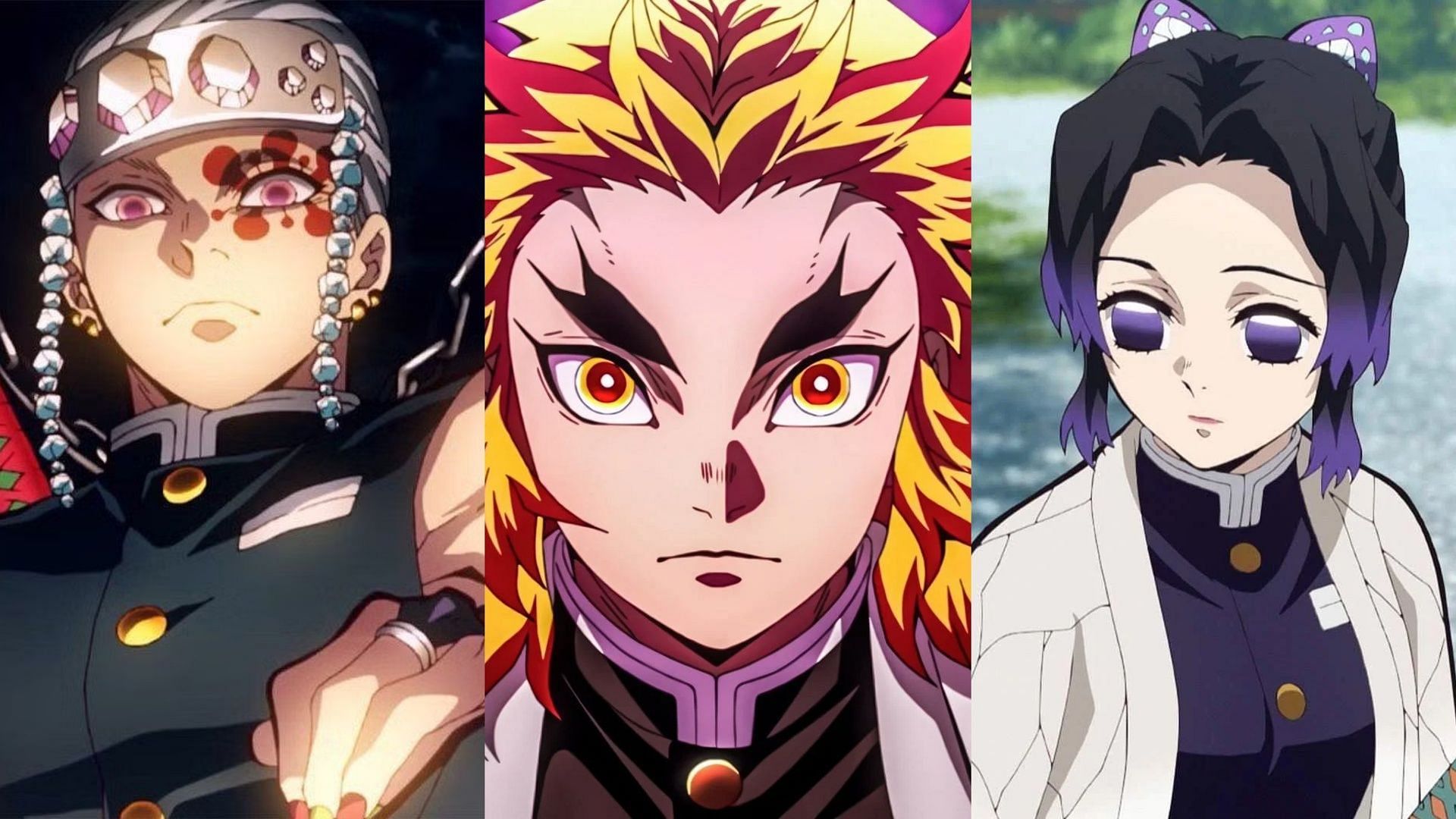 Some of the characters who could have achieved the Demon Slayer Mark (Image via Ufotable)