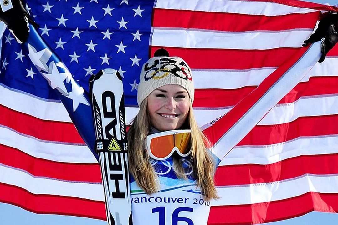 How fast does Lindsey Vonn ski