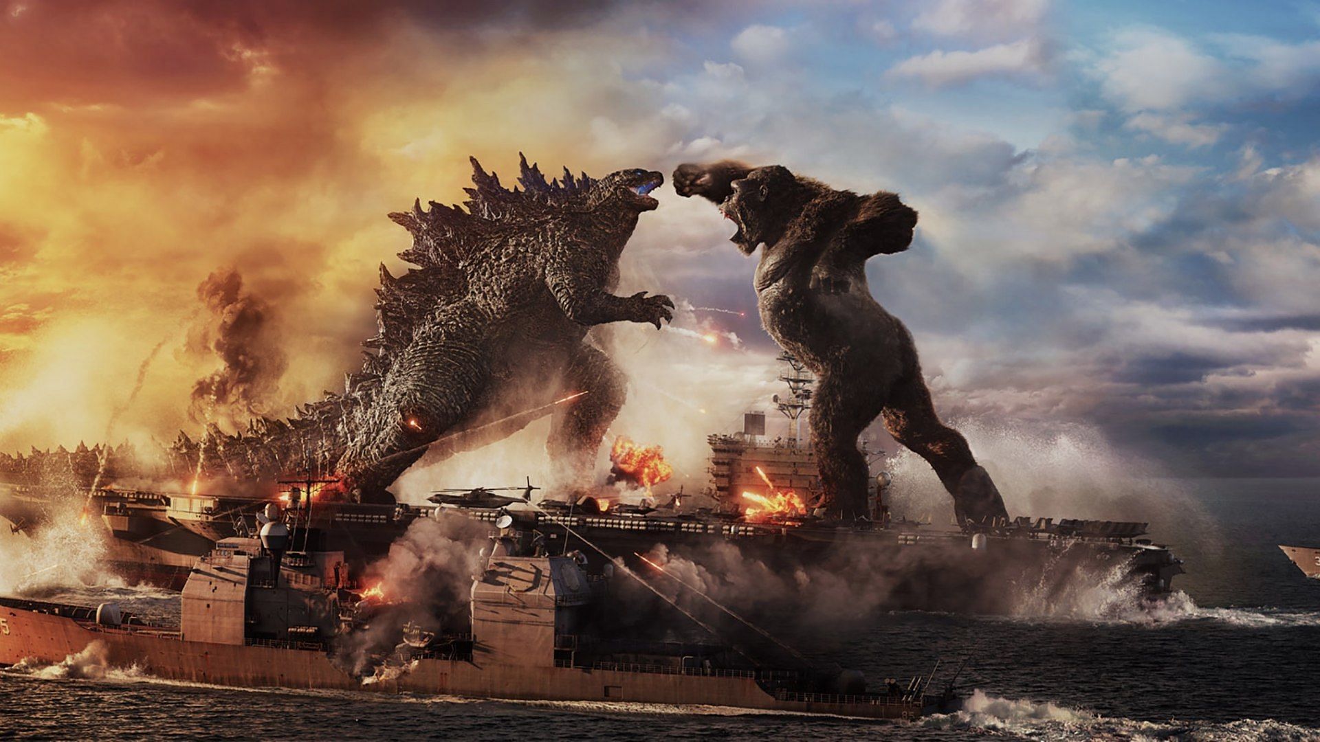 A still taken from the movie released in 2024 (Image via X/@Godzilla x Kong)