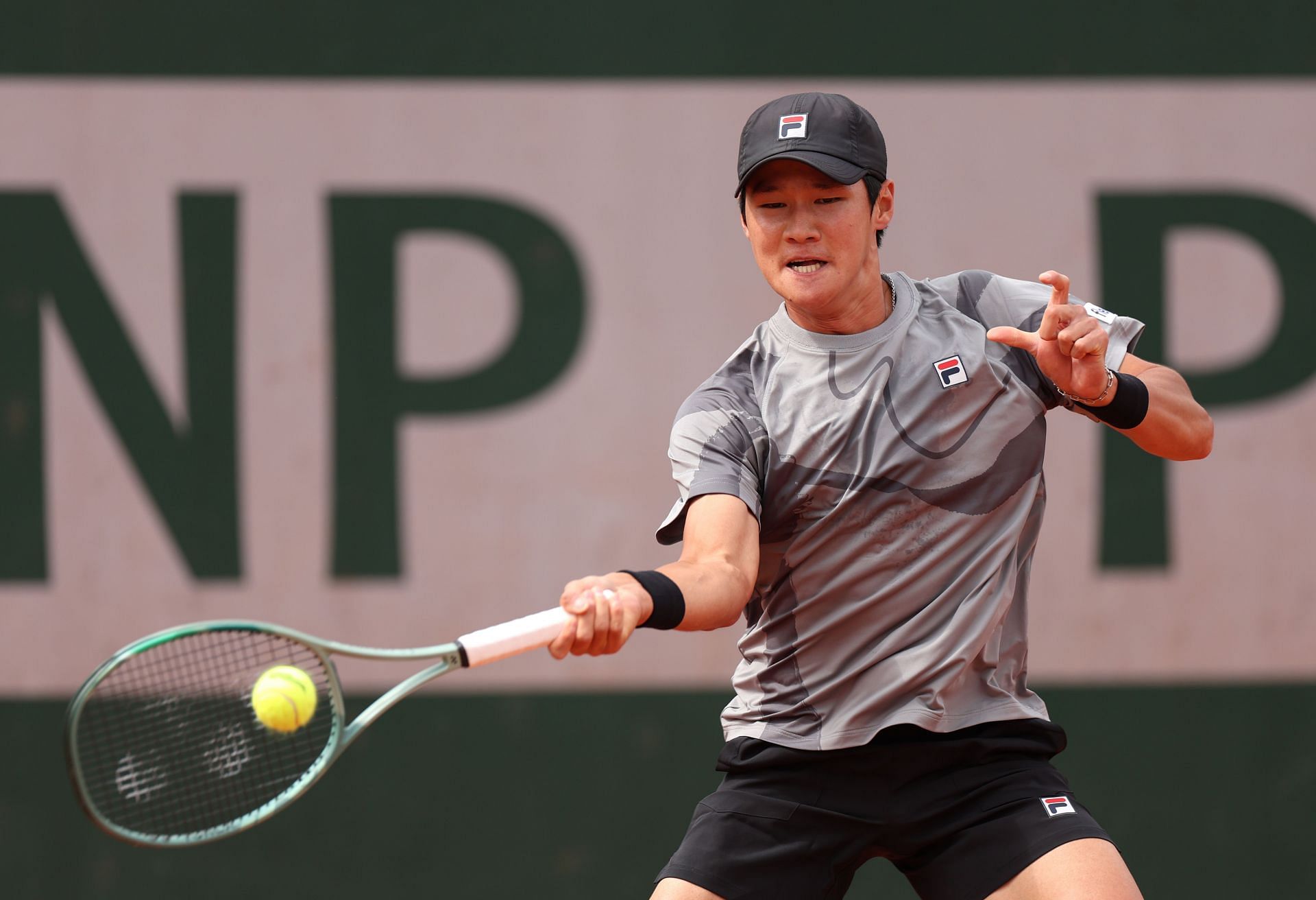 Kwon Soon-woo at the 2024 French Open - Day 5